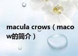macula crows（macow的简介）