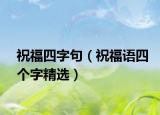祝福四字句（祝福语四个字精选）