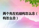 两个先左右结构怎么念（构怎么念）