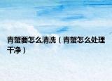 青蟹要怎么清洗（青蟹怎么处理干净）