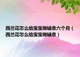 西兰花怎么给宝宝做辅食六个月（西兰花怎么给宝宝做辅食）