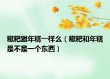 糍粑跟年糕一样么（糍粑和年糕是不是一个东西）