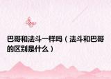 巴哥和法斗一样吗（法斗和巴哥的区别是什么）
