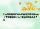 公安部原副部长孙力军被判死缓详细内容 公安部原副部长孙力军被判死缓具体介绍