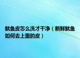 鱿鱼皮怎么洗才干净（新鲜鱿鱼如何去上面的皮）