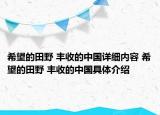 希望的田野 丰收的中国详细内容 希望的田野 丰收的中国具体介绍