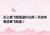 天上有飞机轨道什么样（天空中有没有飞机道）
