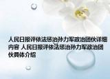 人民日报评依法惩治孙力军政治团伙详细内容 人民日报评依法惩治孙力军政治团伙具体介绍