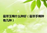 翡翠玉镯什么种好（翡翠手镯种有几种）