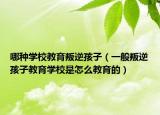 哪种学校教育叛逆孩子（一般叛逆孩子教育学校是怎么教育的）