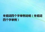 冬组词四个字举例说明（冬组词四个字举例）