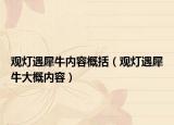 观灯遇犀牛内容概括（观灯遇犀牛大概内容）