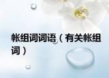 帐组词词语（有关帐组词）