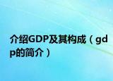 介绍GDP及其构成（gdp的简介）