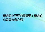 窗边的小豆豆内容简要（窗边的小豆豆内容介绍）