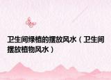 卫生间绿植的摆放风水（卫生间摆放植物风水）