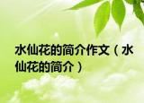 水仙花的简介作文（水仙花的简介）