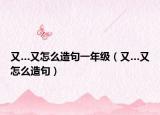 又…又怎么造句一年级（又…又怎么造句）