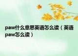 paw什么意思英语怎么读（英语paw怎么读）