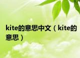 kite的意思中文（kite的意思）
