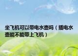 坐飞机可以带电水壶吗（插电水壶能不能带上飞机）