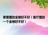 家里摆放金猪好不好（客厅摆放一个金猪好不好）