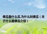 倭瓜是什么瓜,为什么叫倭瓜（关于什么是倭瓜介绍）