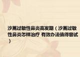 沙蒿过敏性鼻炎高发期（沙蒿过敏性鼻炎怎样治疗 有效办法值得尝试）