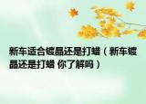 新车适合镀晶还是打蜡（新车镀晶还是打蜡 你了解吗）