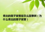 煮出的栗子发苦是怎么回事啊（为什么煮出的栗子发苦）
