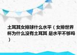 土耳其女排球什么水平（女排世界杯为什么没有土耳其 是水平不够吗）