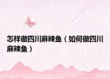 怎样做四川麻辣鱼（如何做四川麻辣鱼）