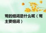 莺的组词是什么呢（莺主要组词）
