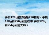 手机128g的好还是256的好（手机128g和256g差别在哪 手机128g和256g差别大吗）