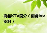 商务KTV简介（商务ktv资料）