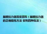 脚蹬拉力器百度百科（脚蹬拉力器的正确锻炼方法 安利四种练法）