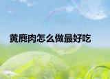 黄麂肉怎么做最好吃