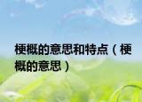 梗概的意思和特点（梗概的意思）