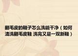 翻毛皮的鞋子怎么洗能干净（如何清洗翻毛皮鞋 洗完又是一双新鞋）