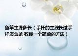 鱼竿主线多长（手杆的主线长过手杆怎么抛 教你一个简单的方法）
