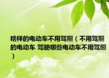 啥样的电动车不用驾照（不用驾照的电动车 驾驶哪些电动车不用驾照）