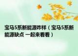 宝马5系新能源咋样（宝马5系新能源缺点 一起来看看）