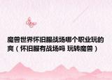 魔兽世界怀旧服战场哪个职业玩的爽（怀旧服有战场吗 玩转魔兽）