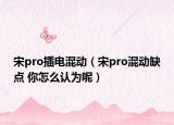 宋pro插电混动（宋pro混动缺点 你怎么认为呢）
