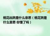 桃花凶煞是什么意思（桃花煞是什么意思 你懂了吗）