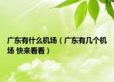 广东有什么机场（广东有几个机场 快来看看）