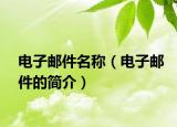 电子邮件名称（电子邮件的简介）