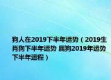 狗人在2019下半年运势（2019生肖狗下半年运势 属狗2019年运势下半年运程）