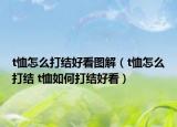 t恤怎么打结好看图解（t恤怎么打结 t恤如何打结好看）