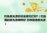 钓鱼夜光漂好还是夜钓灯好?（钓鱼用的夜光漂哪种好 怎样挑选夜光漂）